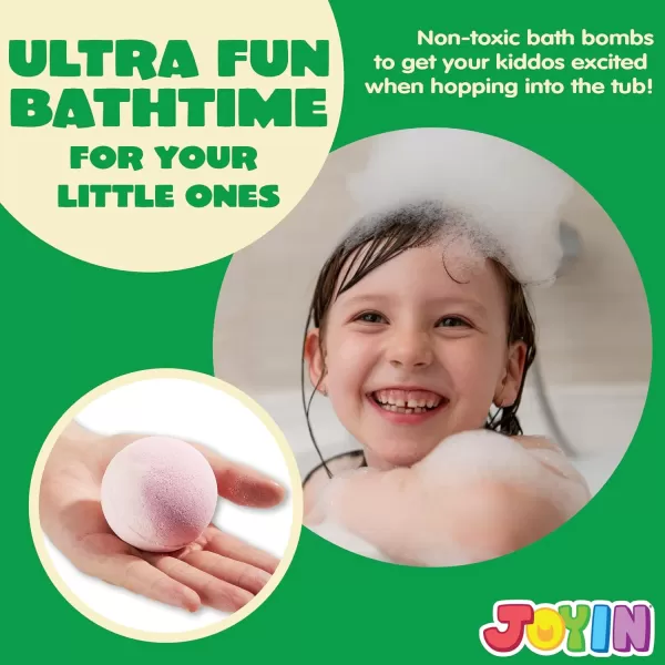 JOYIN 16 Pack Bath Bombs for Kids with Animal Figures Bubble Bath Bombs with Surprise Toy Inside Natural Essential Oil SPA Bath Fizzies Set Christmas Party Favors for Boys GirlsRound Bath Bombs