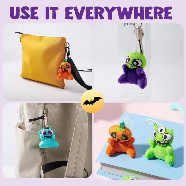 JOYIN 28 PCS Halloween Mini Plush Toy Assortment with 7 Halloween Characters Mini Halloween Plush Toy for Kids Halloween Party Favors Goodie Bag Fillers