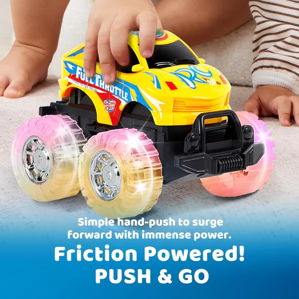 JOYIN 3 Pack Light Up Monster Truck Set Toy Truck Set for Boys and Girls Led Race Truck for Kids Present for Boy Girl 3 4 5 6