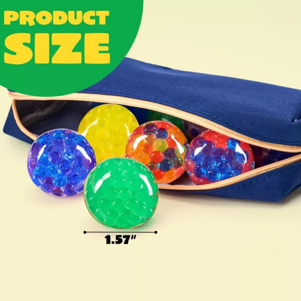 JOYIN Mini Stress Ball Toys Random 9 Pack Fidget Toys for Adults Squishy Toy Stress Relief Ball Relieve Work Anxiety Exercise Hand Flexibility Valentines Day Party Favors