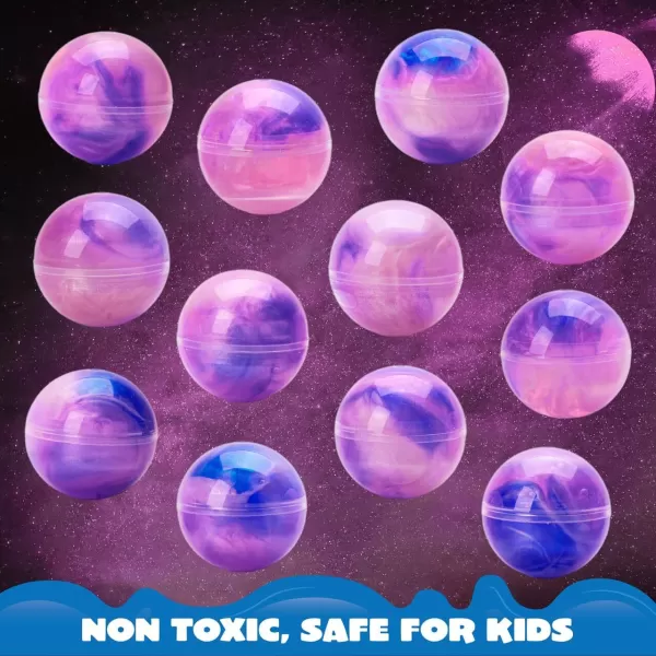 JOYIN Slime Ball Party Favors  24 Pack Stretchy NonSticky MessFree Slime for Stress Relief  Safe for Girls and Boys  Classroom Rewards and Christmas Party SuppliesPink Galaxy Slime Ball