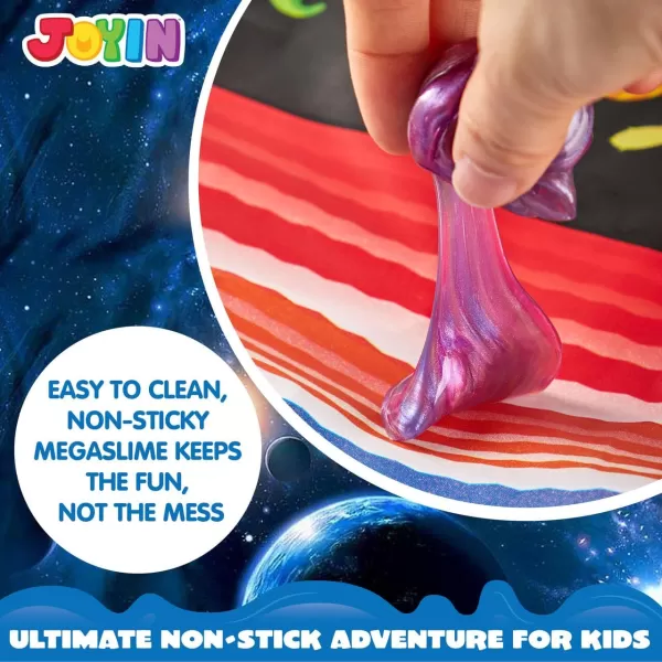 JOYIN Slime Party Favors 24 Pack Galaxy Slime Cup Party Favors  Stretchy NonSticky MessFree Stress Relief and Safe for Girls and Boys  Classroom Reward Party Supplies