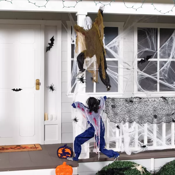 JOYIN 2 Pack 47quot Halloween Climbing Zombies Wall Decoration Halloween Climbing Dead Zombie Decoration for Halloween Haunted House Prop Decor Halloween Outdoor Yard Holiday Party Decoration