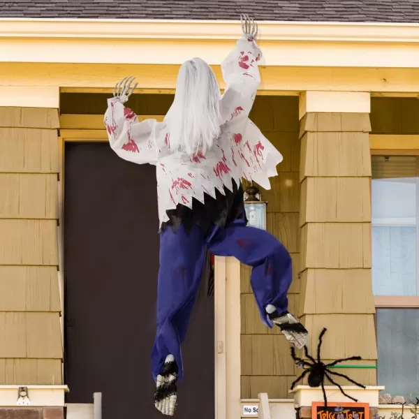 JOYIN 354 Halloween Climbing Zombies Wall Decoration Halloween Life Size Climbing Dead Zombie for Halloween Haunted House Prop Decor Halloween Outdoor Yard Wall Decoration