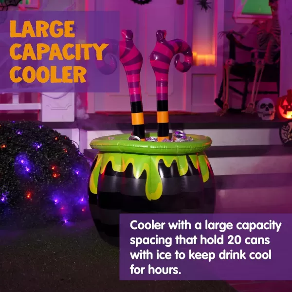 JOYIN 40 Halloween Inflatable Witch Legs Cooler Halloween Inflatable Witch Cooler Decoration Theme Party Dcor Party Supplies for Halloween Parties Events