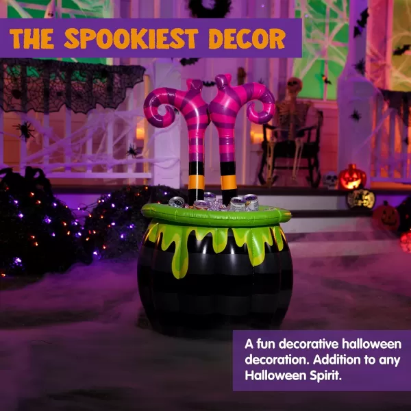 JOYIN 40 Halloween Inflatable Witch Legs Cooler Halloween Inflatable Witch Cooler Decoration Theme Party Dcor Party Supplies for Halloween Parties Events