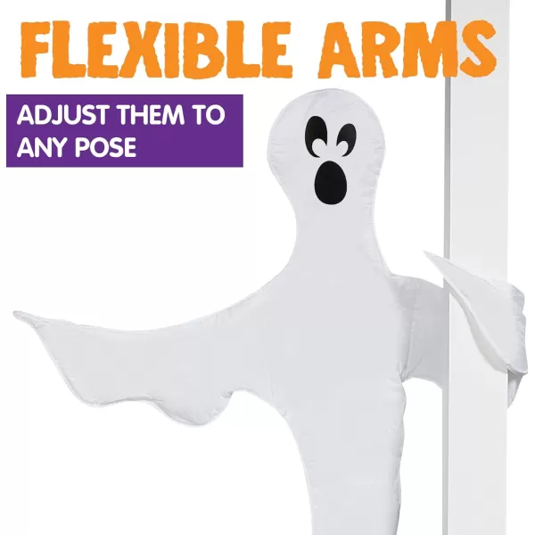 JOYIN Halloween 2 Pcs Tree Wrap Ghost Decoration Outdoor 47 Bendable Flying Ghost for Trees Yard Lawn Garden Prop Party Supplies Haunted House Indoor DecorFunny Ghosts
