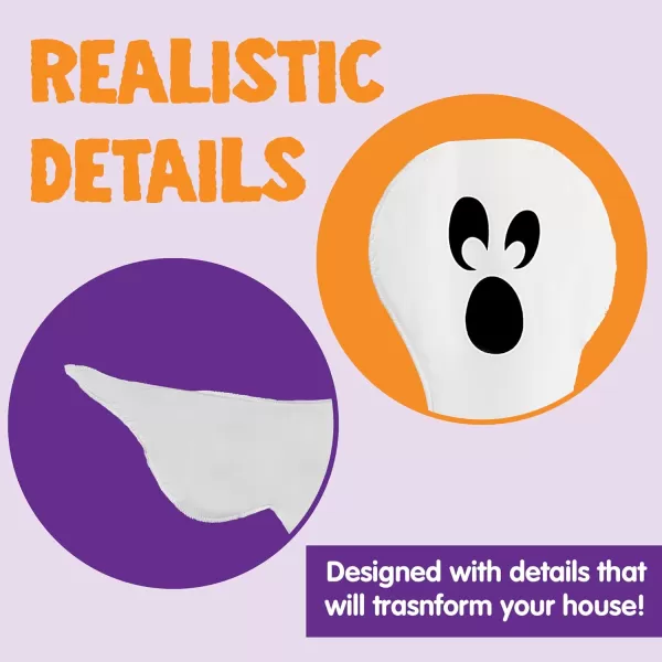 JOYIN Halloween 2 Pcs Tree Wrap Ghost Decoration Outdoor 47 Bendable Flying Ghost for Trees Yard Lawn Garden Prop Party Supplies Haunted House Indoor DecorFunny Ghosts