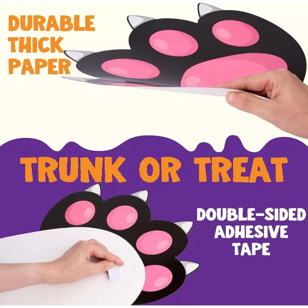 JOYIN Halloween Trunk or Treat Car Decorations Kit with Dalmatian Doggy Design Car Archway Garage Decoration with Dalmatian Dog Paper Board and PE Tablecloth for for Halloween Decoration Garage DecorCat