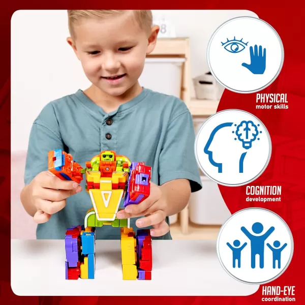 imageJOYIN Alphabet Robots Toys for Kids ABC Learning Toys Alphabots Letters Toddlers Education Toy Carnival Prizes Christmas Toys Treasure Box and Prize for Classroom