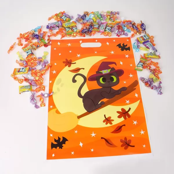 imageJOYIN 72 Pcs Halloween Goodie Bags Halloween Candy Bags in 6 Designs for Kids Snacks Party Favors Trick or Treating Bag for Halloween Party Supplies Snacks Stuffers Prizes