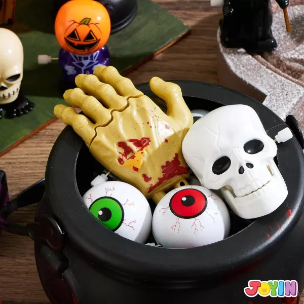 imageJOYIN 24 PCS Halloween Wind Up Toys for Kids Gifts Wind Up Toys for Halloween Party Favors Decorations Goodie Bag Fillers Student School Classroom Favors Carnival Game PrizesWindUp Toys