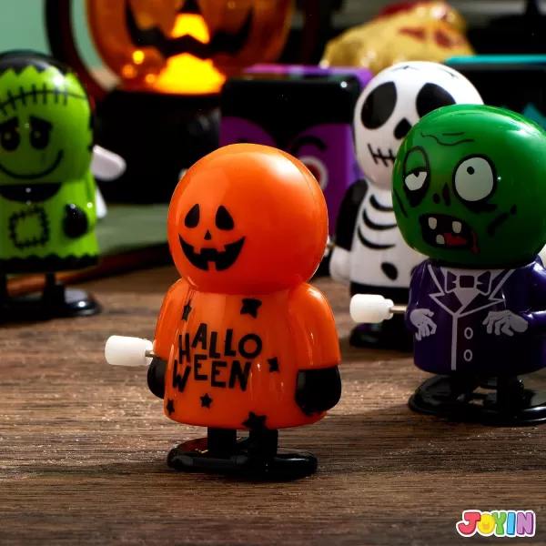 imageJOYIN 24 PCS Halloween Wind Up Toys for Kids Gifts Wind Up Toys for Halloween Party Favors Decorations Goodie Bag Fillers Student School Classroom Favors Carnival Game PrizesHalloween Style Design