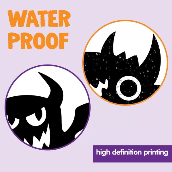 imageJOYIN 7 Pcs Halloween Monster Window Clings Stickers Silhouette Halloween Decorations Indoor Decor Funny Cute Monster Wall Window Decals Party Favors Supplies Novelty Haunted House