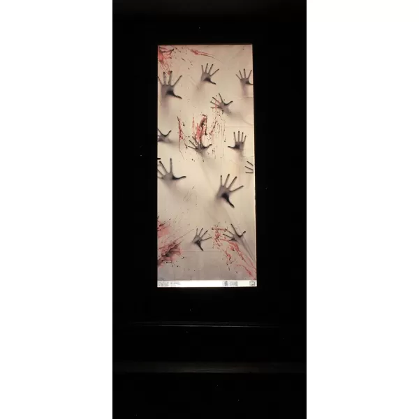 imageJOYIN Halloween Haunted House Decoration Window Door Cover Zombie Hands Indoor Outdoor Decoration 72X30 Inches Window and Wall Cover Indoor Outdoor Decoration
