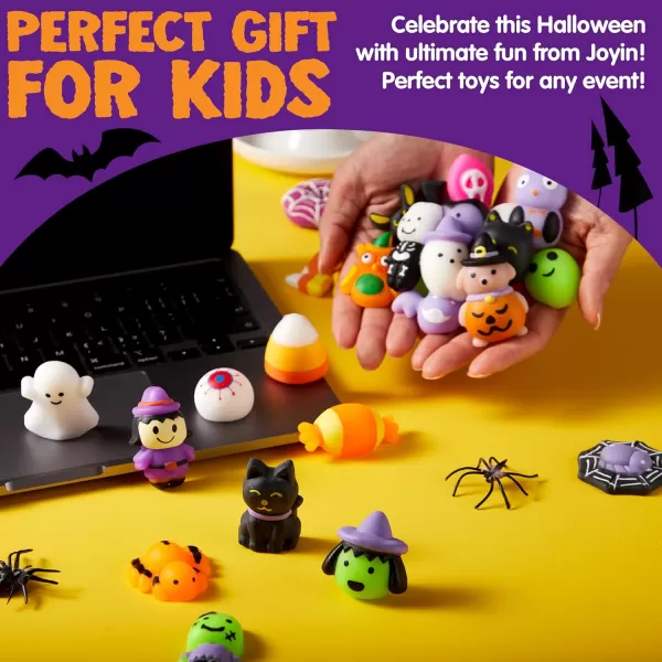 imageJOYIN 24 Pcs Halloween Mochi Squishy Toys Halloween Classies Character Squishy Toys for Halloween Christmas Party Favors Boys ampamp Girls Birthday Gifts Classroom Prize Goodie Bag
