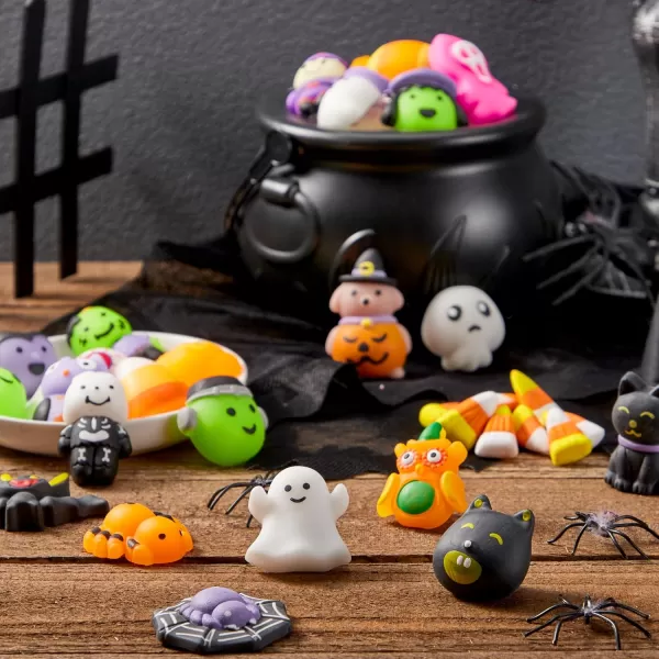 imageJOYIN 24 Pcs Halloween Mochi Squishy Toys Halloween Classies Character Squishy Toys for Halloween Christmas Party Favors Boys ampamp Girls Birthday Gifts Classroom Prize Goodie Bag