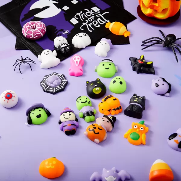 imageJOYIN 24 Pcs Halloween Mochi Squishy Toys Halloween Classies Character Squishy Toys for Halloween Christmas Party Favors Boys ampamp Girls Birthday Gifts Classroom Prize Goodie Bag