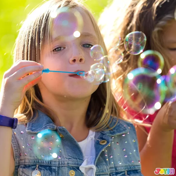 imageJOYIN 36 PCS Halloween Bubble Wands Mini Bubbles Party Favors for Kids Children Bubble Toys Bulk Halloween Party Favors Goodie Bags Stuffers Outdoor Indoor Activity Use Carnival Prizes
