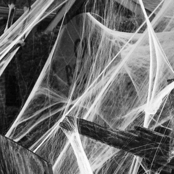 imageJOYIN 1200 sqft Spider Halloween Decorations Bonus with 80Fake Spiders Halloween Outdoor Super Stretch Cobwebs Halloween Party Decoration for Indoor Outdoor Party Supplies1200