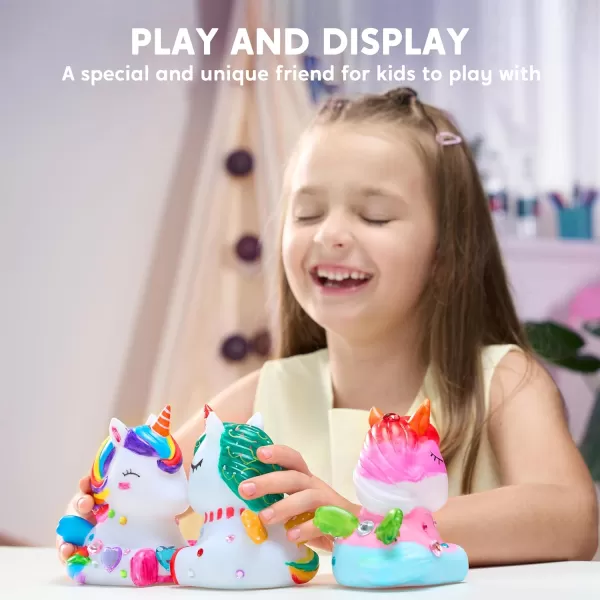 imageKlever Kits DIY Night Light Paint Your Own Cat Lamp Arts ampamp Crafts Kit School Activities Art Supplies Painting Kits Birthday Gifts for Girls Boys Aged 6Unicorn