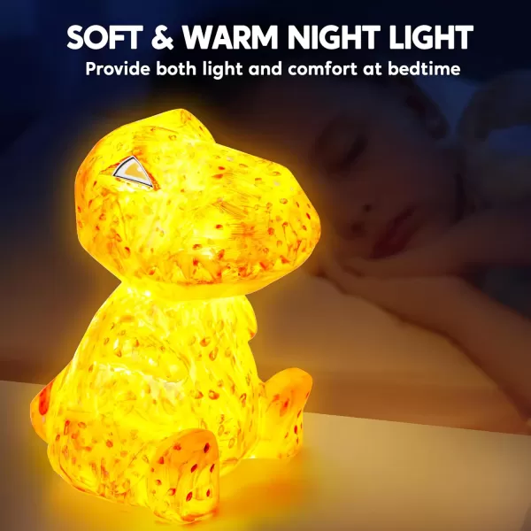 imageKlever Kits DIY Night Light Paint Your Own Cat Lamp Arts ampamp Crafts Kit School Activities Art Supplies Painting Kits Birthday Gifts for Girls Boys Aged 6Dinosaur
