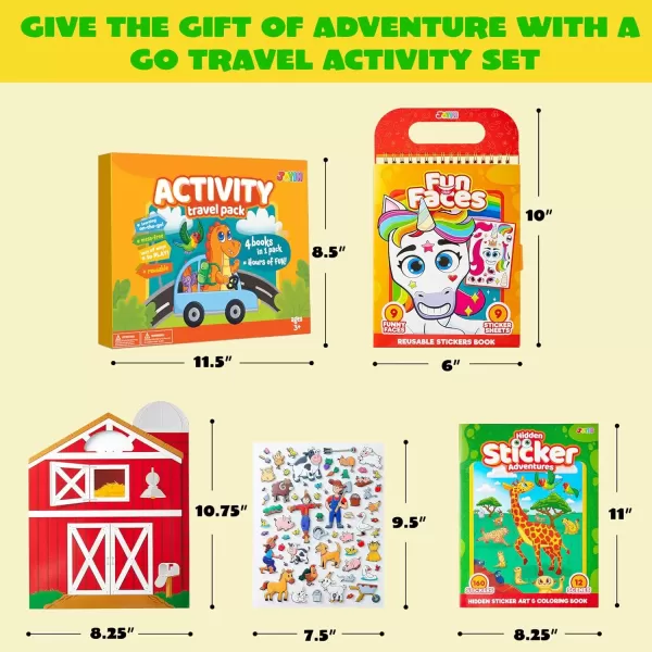 imageJOYIN 3 Pcs Reusable Sticker BookReusable Make a Face Sticker Book Hidden Picture Sticker Book Farm Sticker Board On The Go Travel Toy Activity Pad Reusable Travel Activity Toys for Boys ampamp Girls