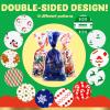 imageJOYIN 144 PCS Christmas Cellophane Bags with Ribbon Candy Cookie Bags for Holiday Treats Christmas Party Favors Supplies Christmas Clear Cello Gift Bags Xmas Goodie Bags