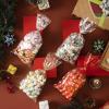 imageJOYIN 144 PCS Christmas Cellophane Bags with Ribbon Candy Cookie Bags for Holiday Treats Christmas Party Favors Supplies Christmas Clear Cello Gift Bags Xmas Goodie Bags