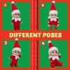 imageJOYIN 2 Pcs Christmas Elf Plush Doll Tiny Soft Plush Toy Doll for Christmas Decor Xmas Gift Xmas Clothing for Elf DollRed