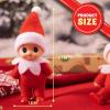 imageJOYIN 2 Pcs Christmas Elf Plush Doll Tiny Soft Plush Toy Doll for Christmas Decor Xmas Gift Xmas Clothing for Elf DollRed