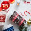 imageJOYIN 24 PCS Christmas Disposable Paper Cups 16 oz Merry Christmas Party Cups With Cup Sleeves and Lids 8 Designs Xmas Coffee Drinking Cups Beverages Tableware Holiday Supplies FavorsVintage