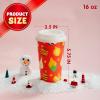 imageJOYIN 24 PCS Christmas Disposable Paper Cups 16 oz Merry Christmas Party Cups With Cup Sleeves and Lids 8 Designs Xmas Coffee Drinking Cups Beverages Tableware Holiday Supplies FavorsLights