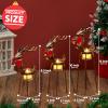 imageJOYIN 4 PCS Christmas Reindeer Tea Light Candle Holders Thanksgiving Day Metal Iron Standing Christmas Decorations Christmas Table Decorations Centerpieces for Party Dining
