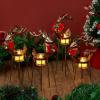 imageJOYIN 4 PCS Christmas Reindeer Tea Light Candle Holders Thanksgiving Day Metal Iron Standing Christmas Decorations Christmas Table Decorations Centerpieces for Party Dining