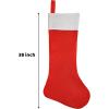 imageJOYIN 4 Packs 38quot Jumbo Christmas Stockings Giant Christmas Felt Stocking Large Christmas Stocking for Christmas Party Decorations Xmas Holiday Tree Decor