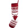 imageJOYIN 6 Pack 18quot Knit Christmas Stockings Large Rustic Yarn Xmas Stockings for Family Holiday Decorations