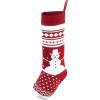 imageJOYIN 6 Pack 18quot Knit Christmas Stockings Large Rustic Yarn Xmas Stockings for Family Holiday Decorations
