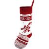 imageJOYIN 6 Pack 18quot Knit Christmas Stockings Large Rustic Yarn Xmas Stockings for Family Holiday Decorations
