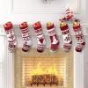 imageJOYIN 6 Pack 18quot Knit Christmas Stockings Large Rustic Yarn Xmas Stockings for Family Holiday Decorations