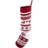 imageJOYIN 6 Pack 18quot Knit Christmas Stockings Large Rustic Yarn Xmas Stockings for Family Holiday Decorations
