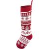 imageJOYIN 6 Pack 18quot Knit Christmas Stockings Large Rustic Yarn Xmas Stockings for Family Holiday Decorations