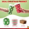 imageJOYIN 72 PCS Christmas Disposable Party Paper Cups 16 oz Merry Christmas Coffee Cups With Cup Sleeves and Lids 6 Designs Xmas Tea Drinking Cups Beverages Tableware Holiday Supplies FavorsSanta