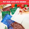 imageJOYIN 72 Piece Holiday Christmas Greeting Cards with 6 Artistic Greeting Designs ampamp Envelopes 625 x 46quot for Winter Christmas Season present Giving Xmas Gifts Cards Red Foil CollectionModern