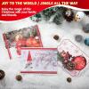 imageJOYIN 72 Piece Holiday Christmas Greeting Cards with 6 Artistic Greeting Designs ampamp Envelopes 625 x 46quot for Winter Christmas Season present Giving Xmas Gifts Cards Red Foil CollectionVintage