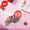 imageJOYIN 72 Piece Holiday Christmas Greeting Cards with 6 Artistic Greeting Designs ampamp Envelopes 625 x 46quot for Winter Christmas Season present Giving Xmas Gifts Cards Red Foil CollectionVintage