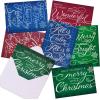 imageJOYIN 72 Piece Holiday Christmas Greeting Cards with 6 Artistic Greeting Designs ampamp Envelopes 625 x 46quot for Winter Christmas Season present Giving Xmas Gifts Cards Red Foil CollectionModern
