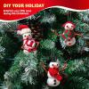 imageJOYIN Christmas Build Your Snowman Craft Kit 3 Pack DIY Snowman Christmas Craft Kit for Christmas Arts and Craft Activities Xmas Gift Stocking Stuffers for KidsParty Favor School Funny Toy