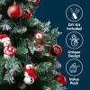 imageJOYIN Christmas Build Your Snowman Craft Kit 3 Pack DIY Snowman Christmas Craft Kit for Christmas Arts and Craft Activities Xmas Gift Stocking Stuffers for KidsParty Favor School Funny Toy