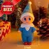imageJOYIN Christmas Red Tiny Elf Doll Soft Plush Toy Doll for Christmas Decor Xmas Gift Xmas Clothing for Elf DollBlue